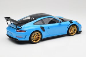 Porsche 911 991.2 GT3 RS Weissach Package Blau & Goldene Räder Minichamps 1:18 153068232 Druckguss — Bild 2 von 6