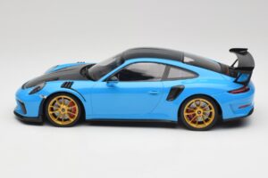 Porsche 911 991.2 GT3 RS Weissach Package Blau & Goldene Räder Minichamps 1:18 153068232 Druckguss — Bild 3 von 6