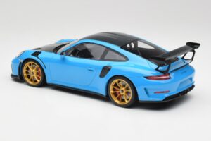 Porsche 911 991.2 GT3 RS Weissach Package Blau & Goldene Räder Minichamps 1:18 153068232 Druckguss — Bild 5 von 6