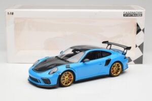 Porsche 911 991.2 GT3 RS Weissach Package Blau & Goldene Räder Minichamps 1:18 153068232 Druckguss — Bild 6 von 6