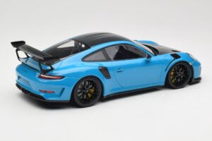 Porsche 911 991.2 GT3 RS Weissach Package Shark Blue Schwarze Magnesium Felgen Minichamps 1:18 153068224 Druckguss — Bild 2 von 6