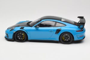 Porsche 911 991.2 GT3 RS Weissach Package Shark Blue Schwarze Magnesium Felgen Minichamps 1:18 153068224 Druckguss — Bild 3 von 6