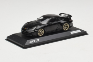 Porsche 911 992 GT3 Schwarz Mit Goldenen Felgen Minichamps 1:43 WAP0201520M007 Druckguss — Bild 2 von 4
