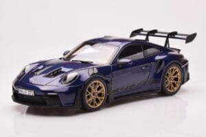 Porsche 911 992 GT3 RS Gentian Blau Metallic Norev 1:18 187363 Druckguss