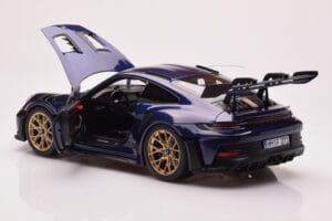 Porsche 911 992 GT3 RS Gentian Blau Metallic Norev 1:18 187363 Druckguss — Bild 5 von 8