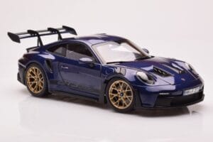Porsche 911 992 GT3 RS Gentian Blau Metallic Norev 1:18 187363 Druckguss — Bild 6 von 8