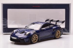 Porsche 911 992 GT3 RS Gentian Blau Metallic Norev 1:18 187363 Druckguss — Bild 8 von 8