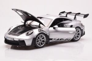 Porsche 911 992 GT3 RS Silber Metallic Norev 1:18 187357 Druckguss — Bild 2 von 8