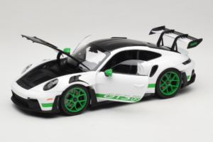 Porsche 911 992 GT3 RS Tribute to Carrera RS White Python Green Norev 1:18 187372 Druckguss — Bild 2 von 8