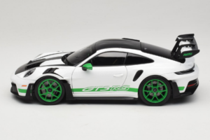Porsche 911 992 GT3 RS Tribute to Carrera RS White Python Green Norev 1:18 187372 Druckguss — Bild 4 von 8