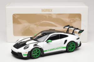 Porsche 911 992 GT3 RS Tribute to Carrera RS White Python Green Norev 1:18 187372 Druckguss — Bild 8 von 8
