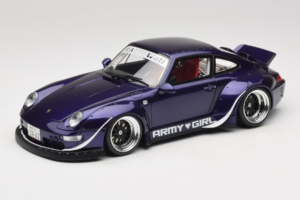Porsche 911 993 RWB Army Girl Lila GT Spirit 1:18 GT562 Resin