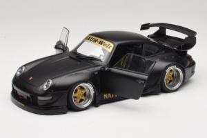 Porsche 911 993 RWB Matt Black With Gold Wheels AUTOart 1:18 78154 Komposit — Bild 2 von 8