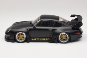 Porsche 911 993 RWB Matt Black With Gold Wheels AUTOart 1:18 78154 Komposit — Bild 4 von 8