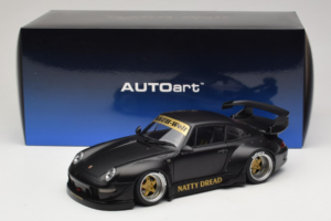 Porsche 911 993 RWB Matt Black With Gold Wheels AUTOart 1:18 78154 Komposit — Bild 8 von 8