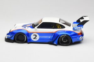 Porsche 911 993 RWB X Liberty Walk Weiß Mit Blau GT Spirit 1:18 GT530 Resin — Bild 3 von 8
