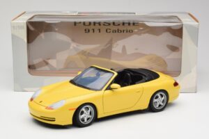 Porsche 911 996 Cabriolet Speed Gelb UT Models 1:18 27906 Druckguss — Bild 8 von 8
