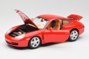 Porsche 911 996 Carrera 4 Rot Bburago 1:18 30085 Druckguss — Bild 2 von 8