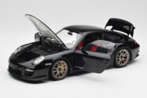 Porsche 911 997 GT2 RS Schwarz & Silber Felgen Minichamps 1:18 100069401 Druckguss — Bild 2 von 8