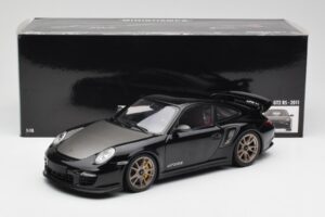 Porsche 911 997 GT2 RS Schwarz & Silber Felgen Minichamps 1:18 100069401 Druckguss — Bild 8 von 8