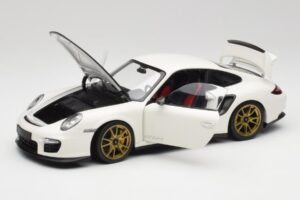 Porsche 911 997 GT2 RS Weiß & Gold Felgen Minichamps 1:18 100069406 Druckguss — Bild 2 von 8