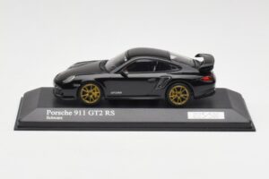 Porsche 911 997.2 GT2 RS Schwarz mit Goldenen Felgen Minichamps 1:43 400069402 Druckguss