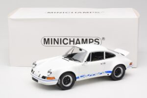 Porsche 911 Carrera RSR Group 4 GT Weiß & Blau 1973 Minichamps 1:18 107065020 Druckguss — Bild 6 von 6