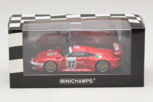 Porsche 911 GT1 #27 BMS Scuderia Italia 24 Hours of Le Mans 1997 Minichamps 1:43 430976627 Druckguss — Bild 4 von 4