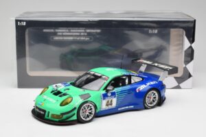 Porsche 911 GT3 R #44 Falken Motorsport W. Henzler / P. Dumbreck NBR 2016 Minichamps 1:18 155166044 Druckguss — Bild 6 von 6
