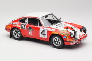 Porsche 911 S #4 G. Larrousse / M. Perramond 2nd Place Rally Monte Carlo 1972 Minichamps 1:18 107726804 Resin — Bild 4 von 6