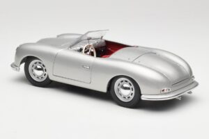 Porsche No. 1 356 Roadster Fish Silber Maisto 1:18 31853 Druckguss — Bild 7 von 8