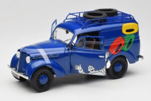 Renault Juvaquatre Michelin Blue Solido 1:18 82008 Druckguss — Bild 2 von 8