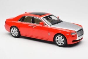 Rolls-Royce Ghost Rot & Silber Kyosho 1:18 008802RS Druckguss — Bild 6 von 8