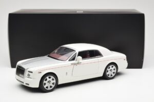 Rolls-Royce Phantom Coupe English Weiß Silber Kyosho 1:18 08861EW Druckguss — Bild 8 von 8