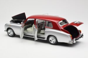 Rolls-Royce Phantom VI Silber Rot Kyosho 1:18 08905SR Druckguss — Bild 5 von 8