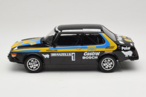 Saab 99 EMS #1 P. Eklund / B. Cederberg Rally Sweden 1977 MCG 1:18 MCG18825R Druckguss — Bild 3 von 6