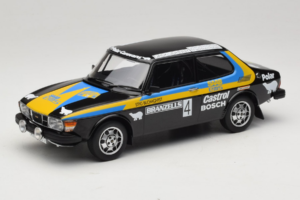 Saab 99 EMS #4 S. Blomqvist / H. Sylvan Rally Sweden Winner 1977 MCG 1:18 MCG18826R Druckguss