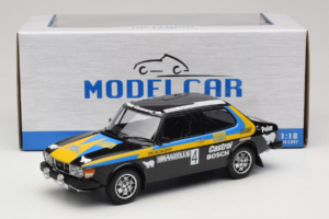 Saab 99 EMS #4 S. Blomqvist / H. Sylvan Rally Sweden Winner 1977 MCG 1:18 MCG18826R Druckguss — Bild 6 von 6