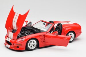 Shelby Series 1 Cabriolet Rot Bburago 1:18 3353 Druckguss — Bild 2 von 8