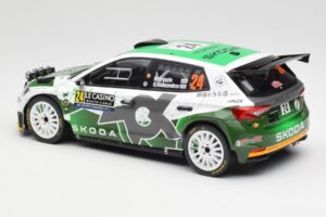 Skoda Fabia Rally2 #24 N. Gryazin / K. Aleksandrov Rally Monte Carlo 2023 IXO 1:18 18RMC155B Druckguss — Bild 5 von 6