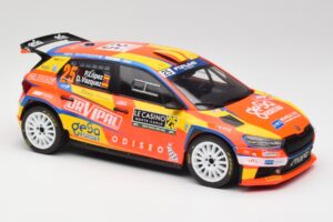 Skoda Fabia Rally2 #25 P. Lopez Rally Monte Carlo 2024 IXO 1:18 18RMC199 Druckguss — Bild 4 von 6