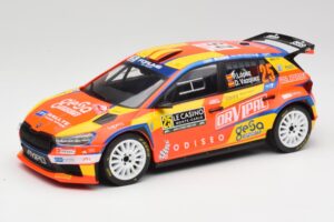 Skoda Fabia Rally2 #25 P. Lopez Rally Monte Carlo 2024 IXO 1:18 18RMC199 Druckguss