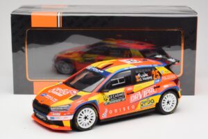 Skoda Fabia Rally2 #25 P. Lopez Rally Monte Carlo 2024 IXO 1:18 18RMC199 Druckguss — Bild 6 von 6