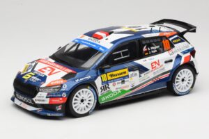 Skoda Fabia Rally2 #10 S. Wagner / G. Winter Barum Czech Rally Zlín 2024 IXO 1:18 18RMC221 Druckguss