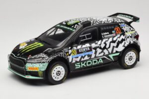 Skoda Fabia Rally2 #20 O. Solberg / E. Edmund Safari Rally Kenya 2024 IXO 1:18 18RMC222 Druckguss