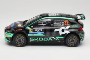 Skoda Fabia Rally2 #22 Toksport G. Greensmith / J. Andersson Safari Rally Kenya 2024 IXO 1:18 18RMC209 Druckguss — Bild 3 von 6