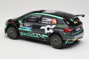 Skoda Fabia Rally2 #22 Toksport G. Greensmith / J. Andersson Safari Rally Kenya 2024 IXO 1:18 18RMC209 Druckguss — Bild 5 von 6