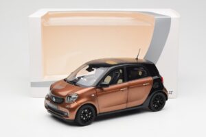 Smart Forfour W453 Schwarz Hazel Braun Norev 1:18 B66960299 Druckguss — Bild 8 von 8