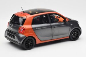 Smart Forfour W453 Lava Orange Graphit Grau Norev 1:18 B66960298 Druckguss — Bild 3 von 8