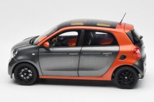 Smart Forfour W453 Lava Orange Graphit Grau Norev 1:18 B66960298 Druckguss — Bild 4 von 8